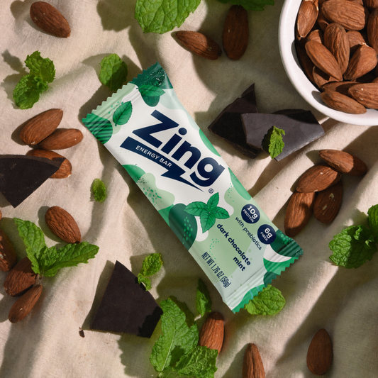dark chocolate mint energy bars